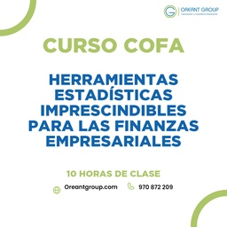 CURSO (COFA): Herramientas Estadísticas imprescindibles para las finanzas empresariales