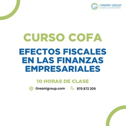 CURSO (COFA): Efectos fiscales en las finanzas empresariales