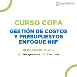 CURSO (COFA): Gestión de Costos y Presupuestos enfoque NIIF