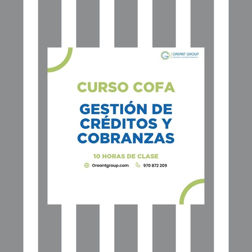 CURSO (COFA): Gestión de Créditos y Cobranzas