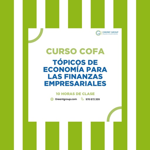 CURSO (COFA): Tópicos de Economía para las finanzas empresariales