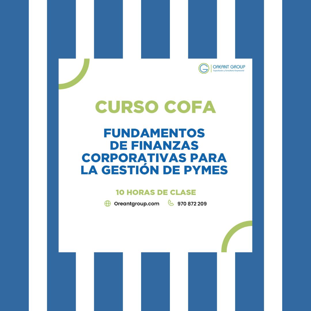 CURSO (COFA): Fundamentos de Finanzas corporativas para la Gestión de PYMES