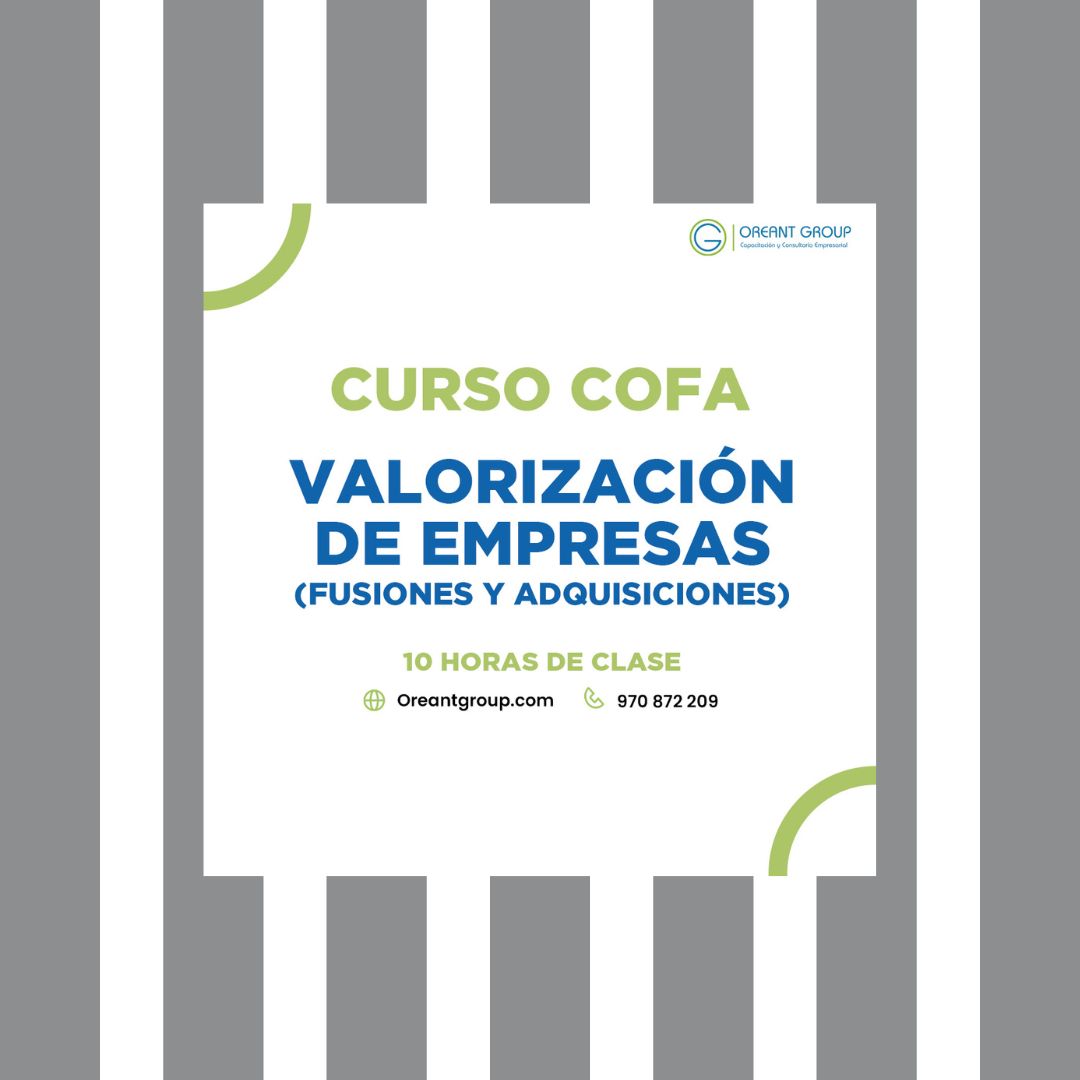 CURSO (COFA): Valorización de Empresas (fusiones y adquisiciones)