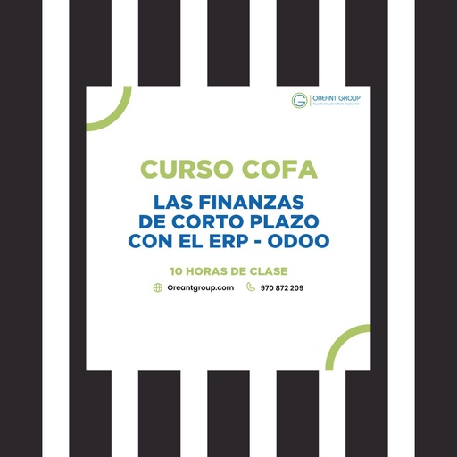 CURSO (COFA): Las finanzas de corto plazo con el ERP- Odoo