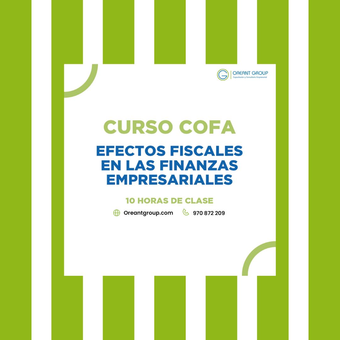 CURSO (COFA): Efectos fiscales en las finanzas empresariales
